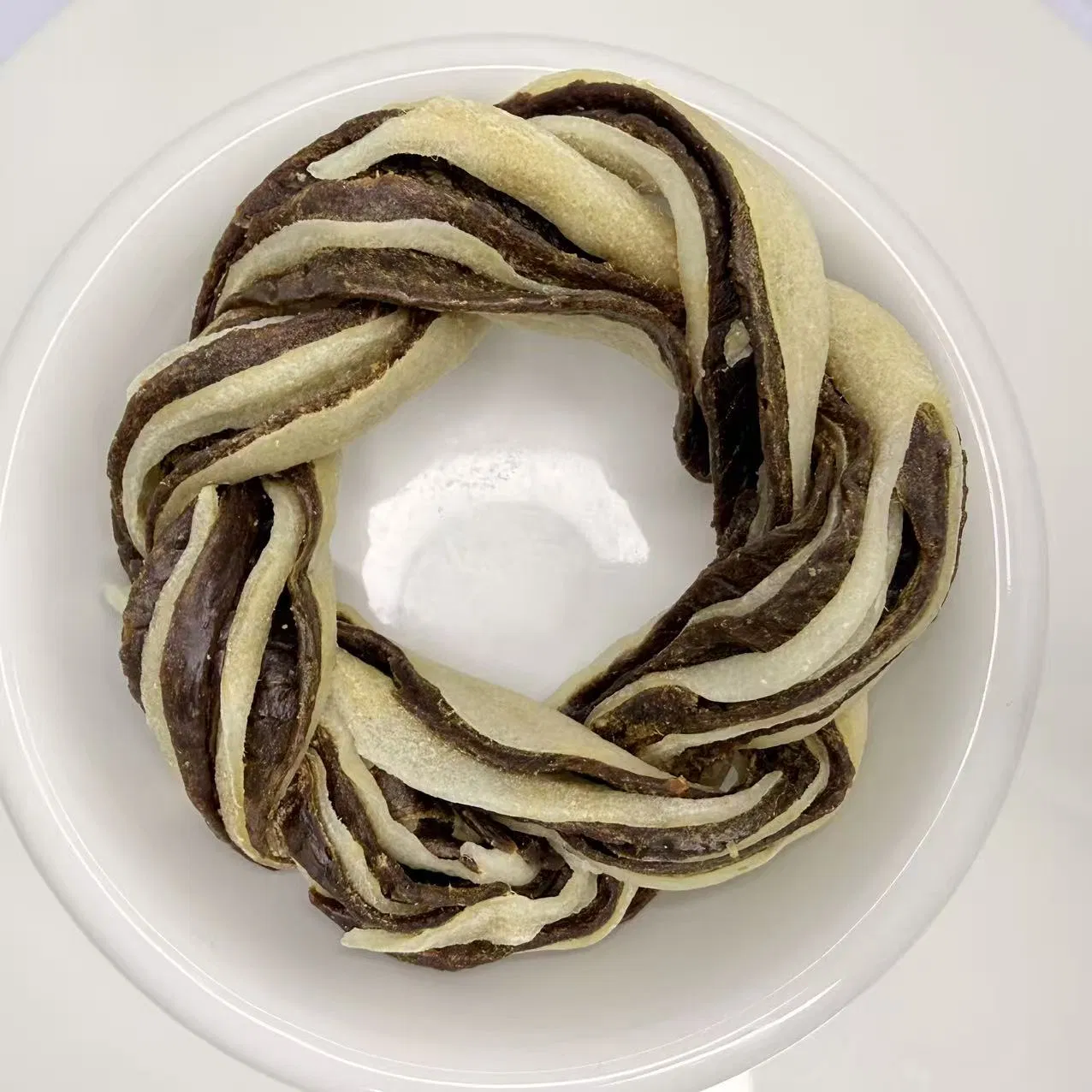 Chicken Wrapped Rawhide Garland Natural Dental Dog Chews