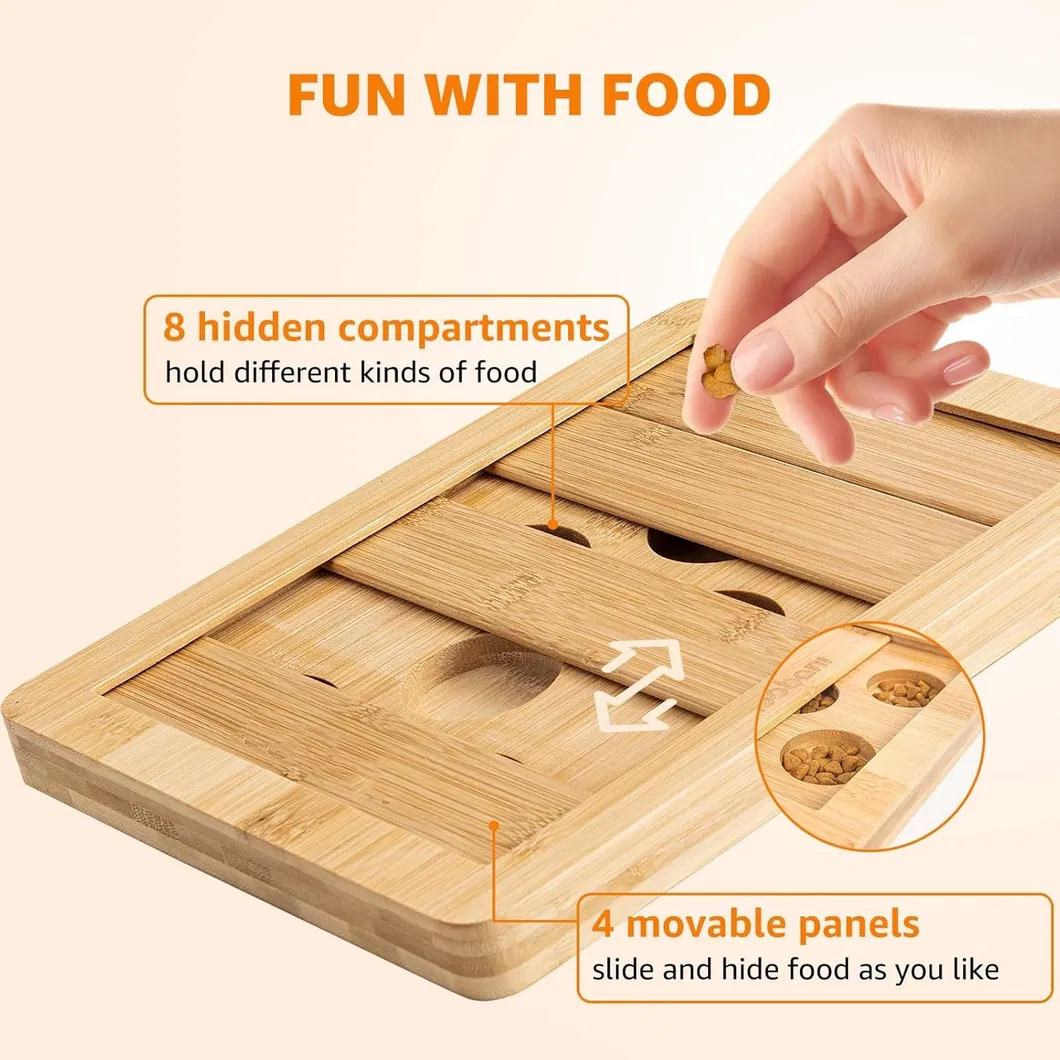 Dog Puzzle Toys Wooden - Interactive Toys for Boredom