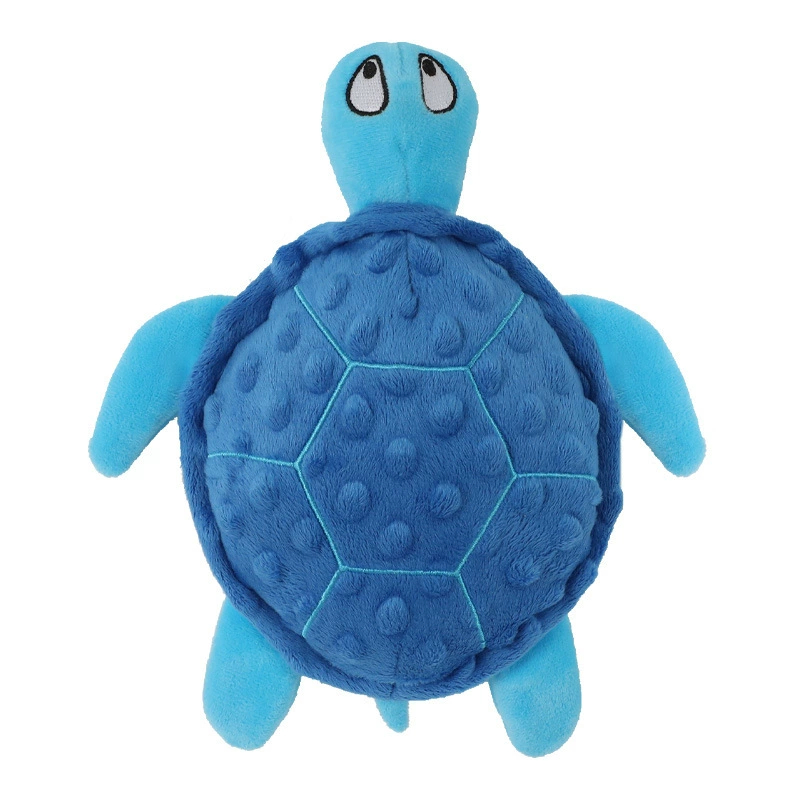 Wholesale New Design Turtle Shape Squeaky Dog Toy for Small Medium and Large Dog Plush Tortoise Squeaky Dog Chew Toys