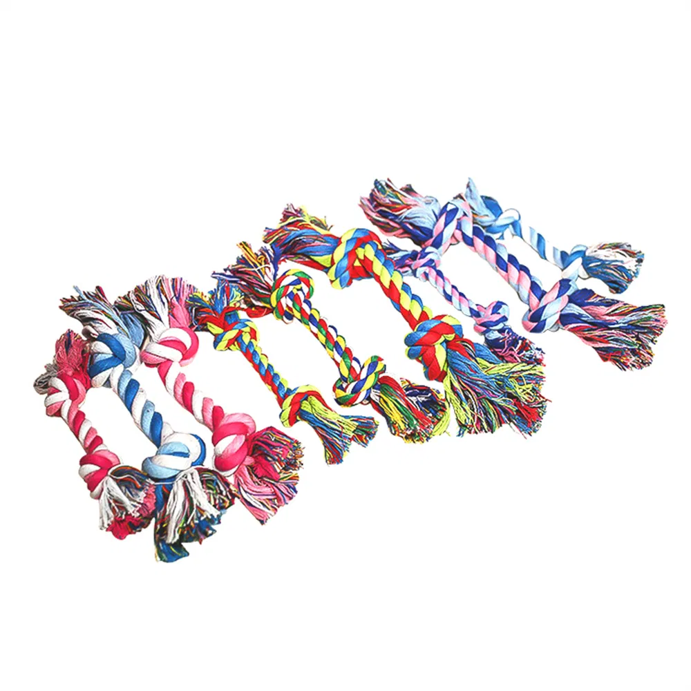 New Designs Dog Toys Pets Puppy Interactive Cotton Rope Chew Rope Toy