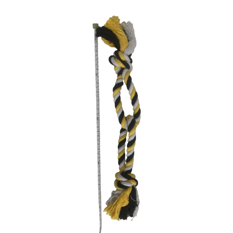 Knotty &amp; Nice Rope Dog Toy with Thick Cotton for Dental Plaque Removal