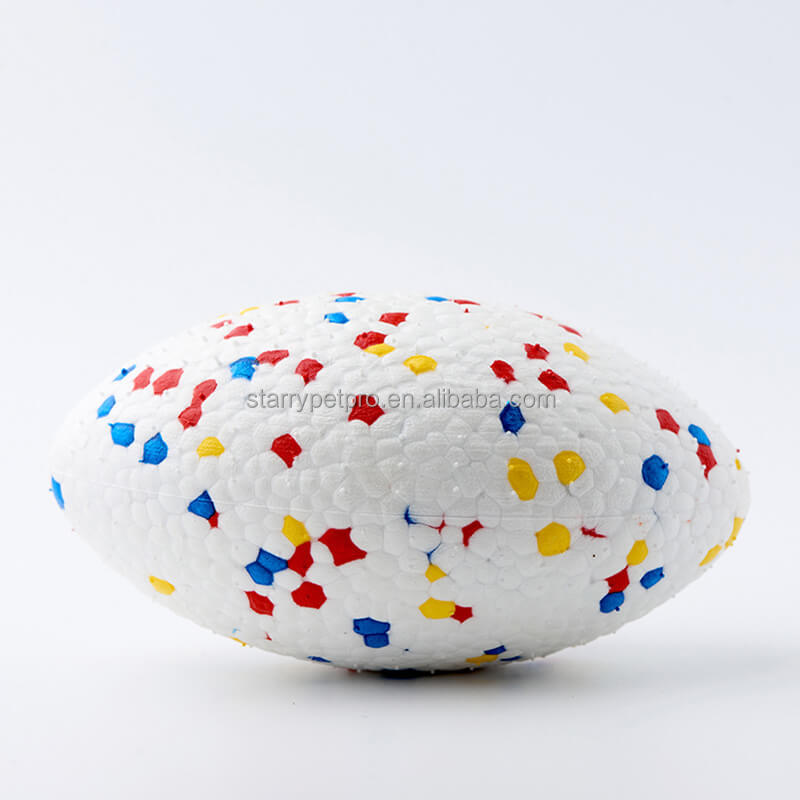 Rugby ETPU Dog Toy Elasticity Test 1