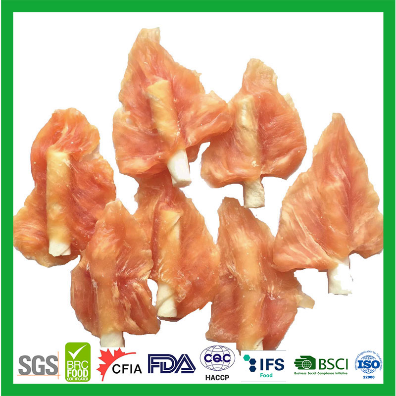 Private Label Manufacturer Classic Chicken Jerky&amp; Natural Rawhide Twist Dog Chews