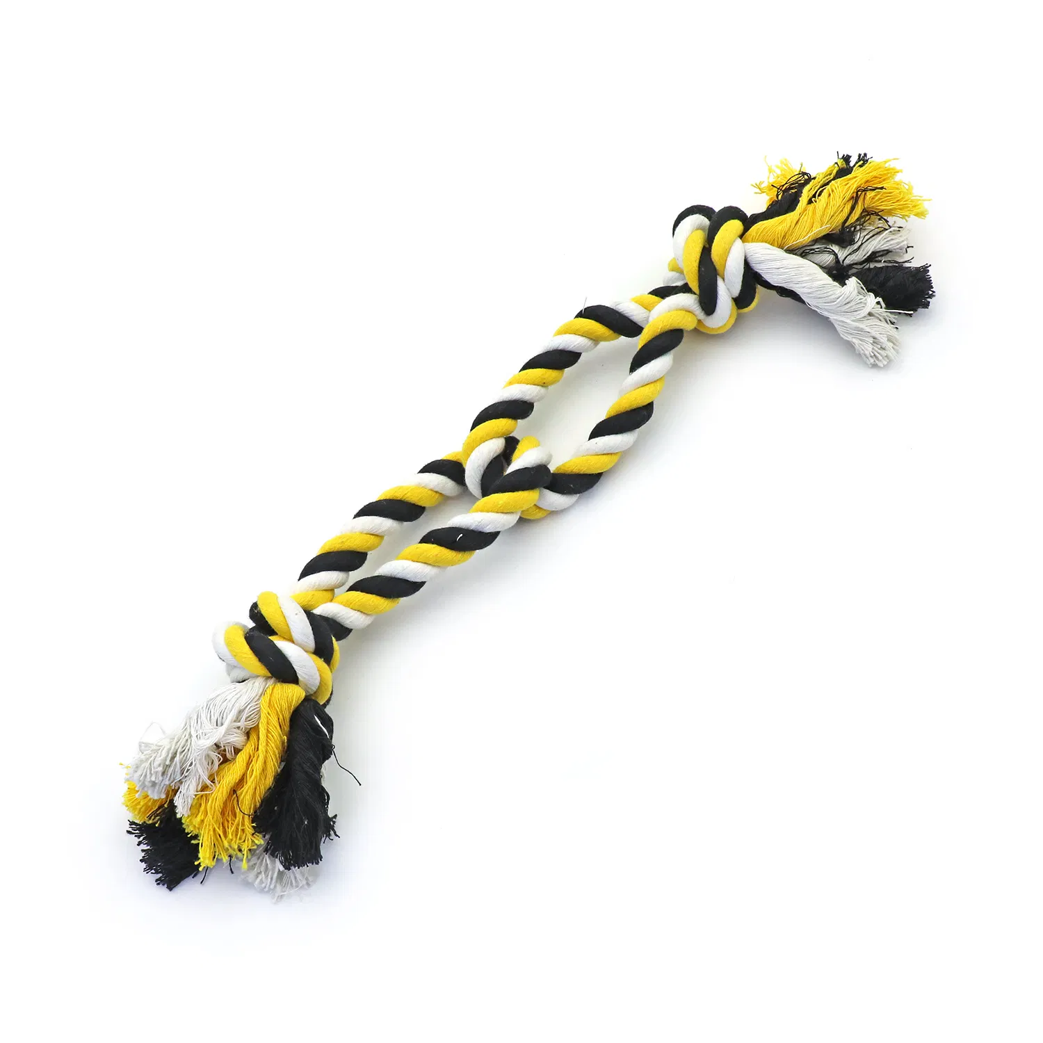 Knotty & Nice Rope Dog Toy with Thick Cotton for Dental Plaque Removal