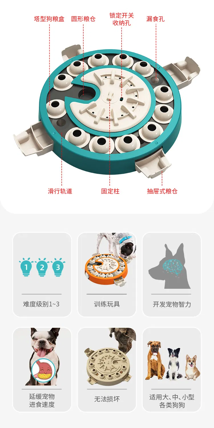 Pet Supplies Puzzle Missing Food Dog Toy Turntable Cat Amusement Stick Pet Toy