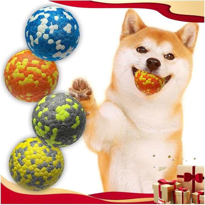 Brightly Colored Floating Rubber Dog Toy for Fun Outdoor Play