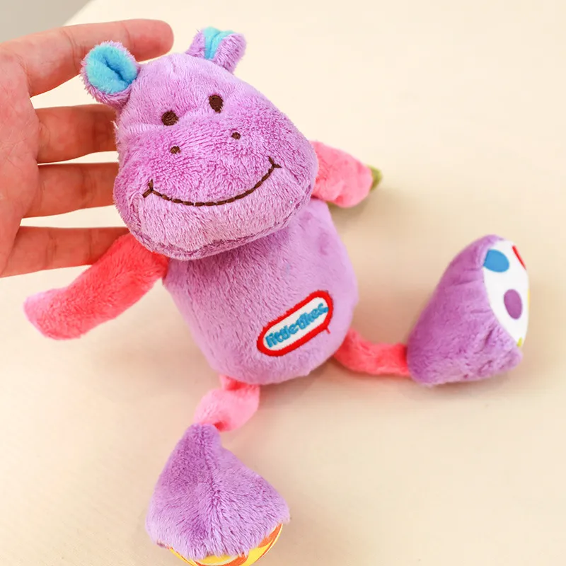 Design Trendy Animal Pup Dog Squeaky Plush Toys