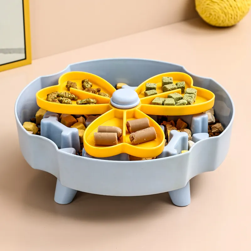 Best Seller Eco-Friendly Rubber Dog Puzzle Toy Interactive Slow Feeder Bowl