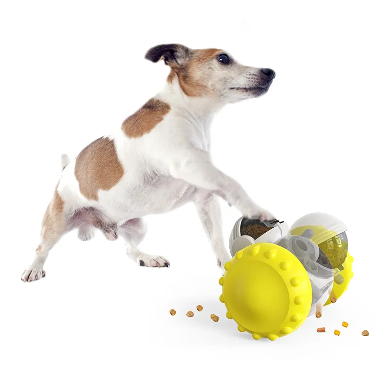 Wholesale Pet Food Dispensing Tumbler Ball Dogs Puzzle Feeder Interactive Toys
