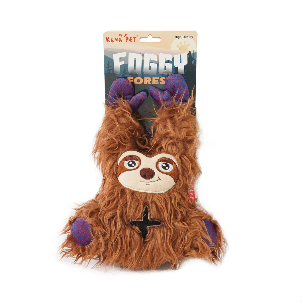 Customized Little Monster Gorilla Shape Plush Toys, Dog Cat Molar Dental Toys, Dog Squeaky Toys