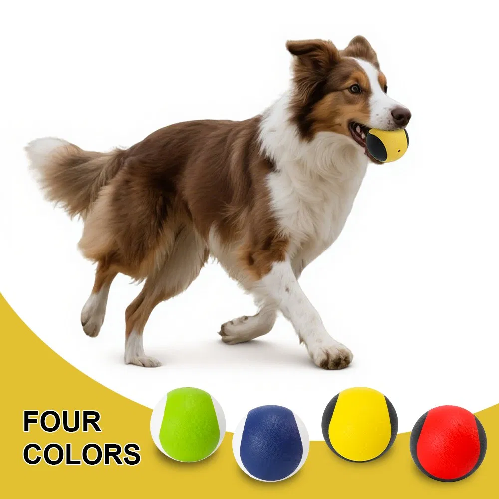 Wholesale Custom Durable Rubber Dog Chew Ball Toys Teeth Cleansing Food Treat Dispensing Interactive Dog Toys