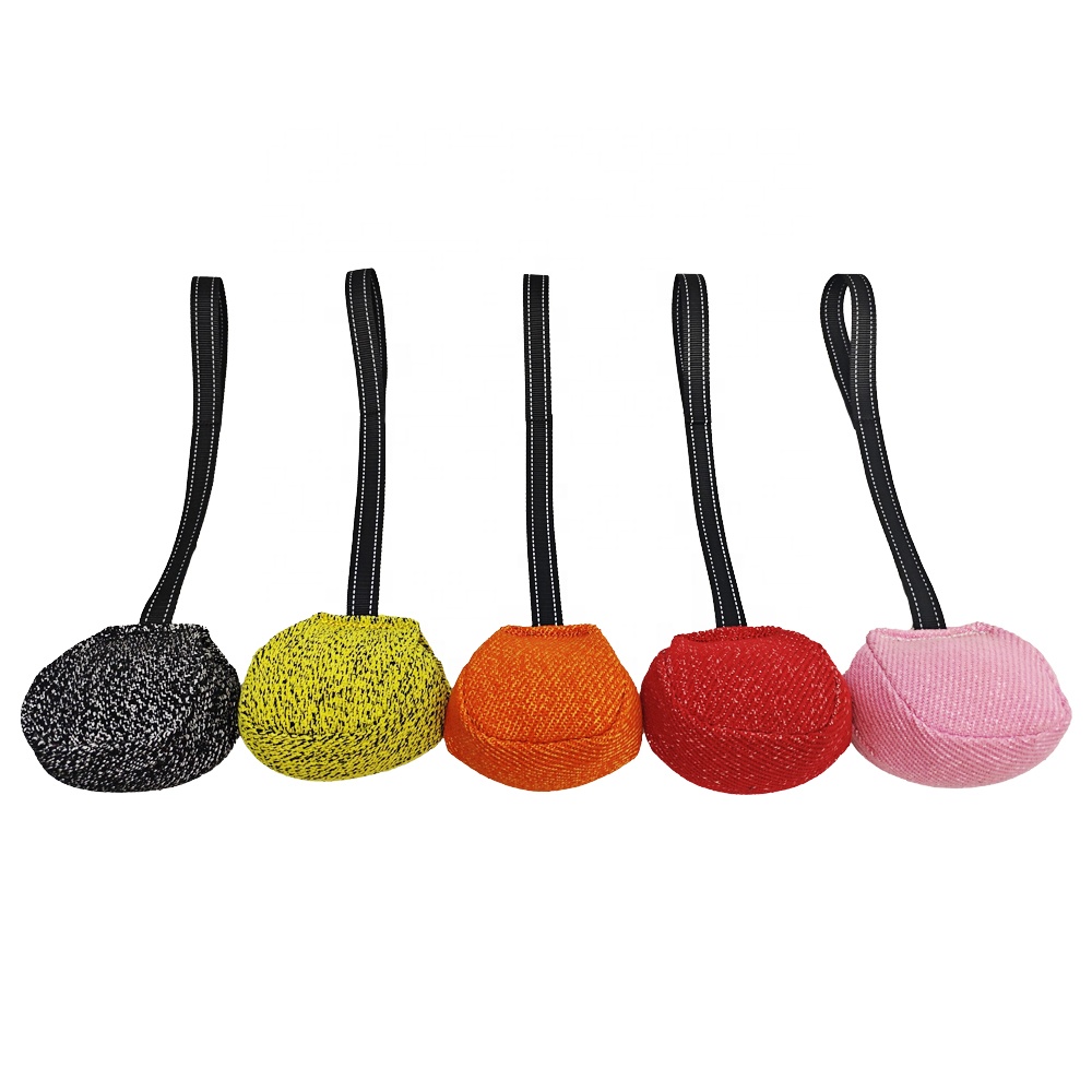 Anti-resistant Fabric Dog Training Tug Toys Equipment Pet Training Supplies Dog Bite Tug For Bite Training