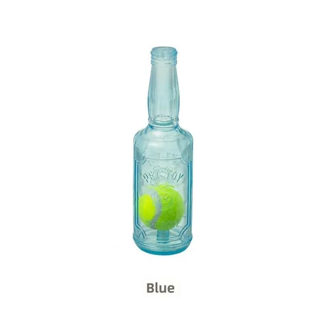 Squeaky Interactive Bottle Pet Toy for Dog Teeth Cleaning and Boredom Relief