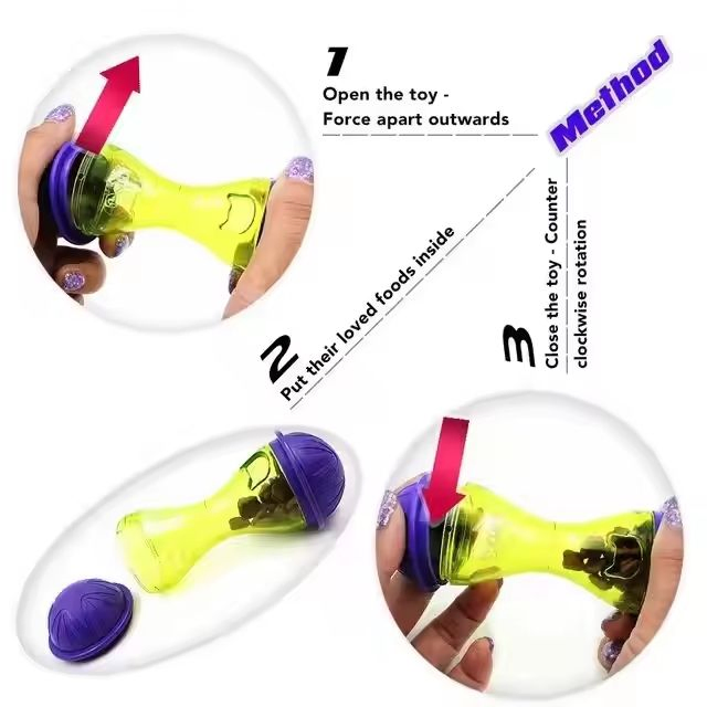 Interactive Puzzle Feeder Toy for Small Dogs and Cats