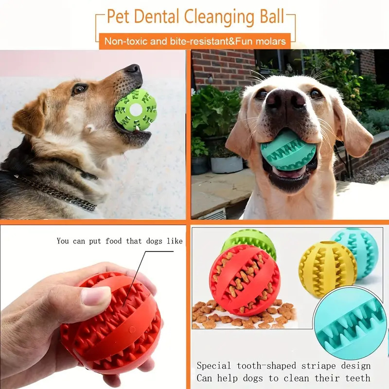 Eco-Friendly Dogs Chewing Toys Ball Interactive Pet Chew Toy Durable Dog Toys for Aggressive Chewers