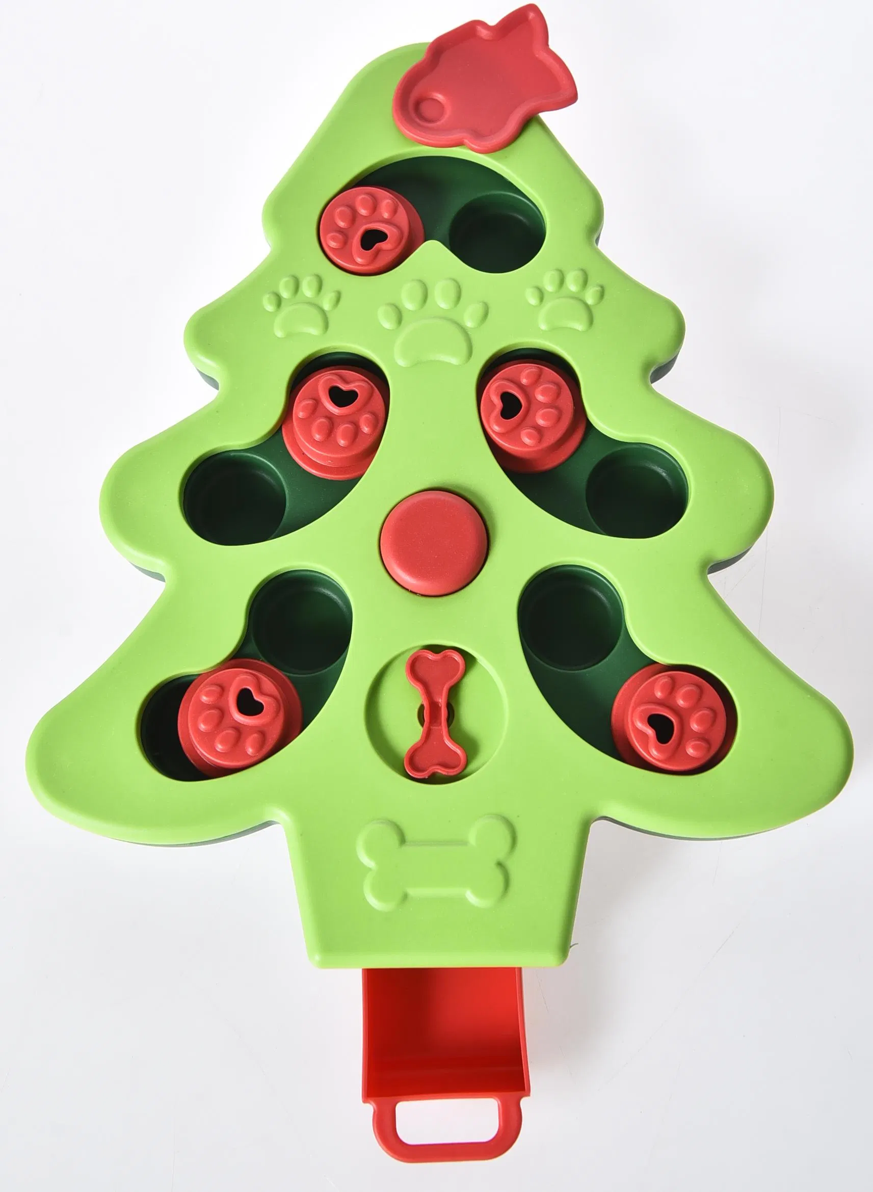 Petstar Pet Iq Training Christmas Tree Toys Pet Dog Slow Feeding Food Puzzle Toys