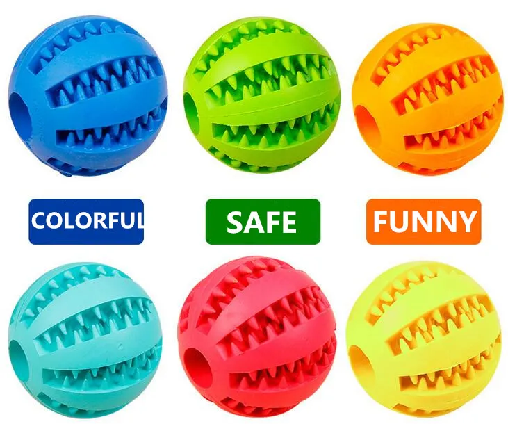 Rubber Squeaky Dental Care Pet Toys Toothbrush Aggressive Dog Chew Toys