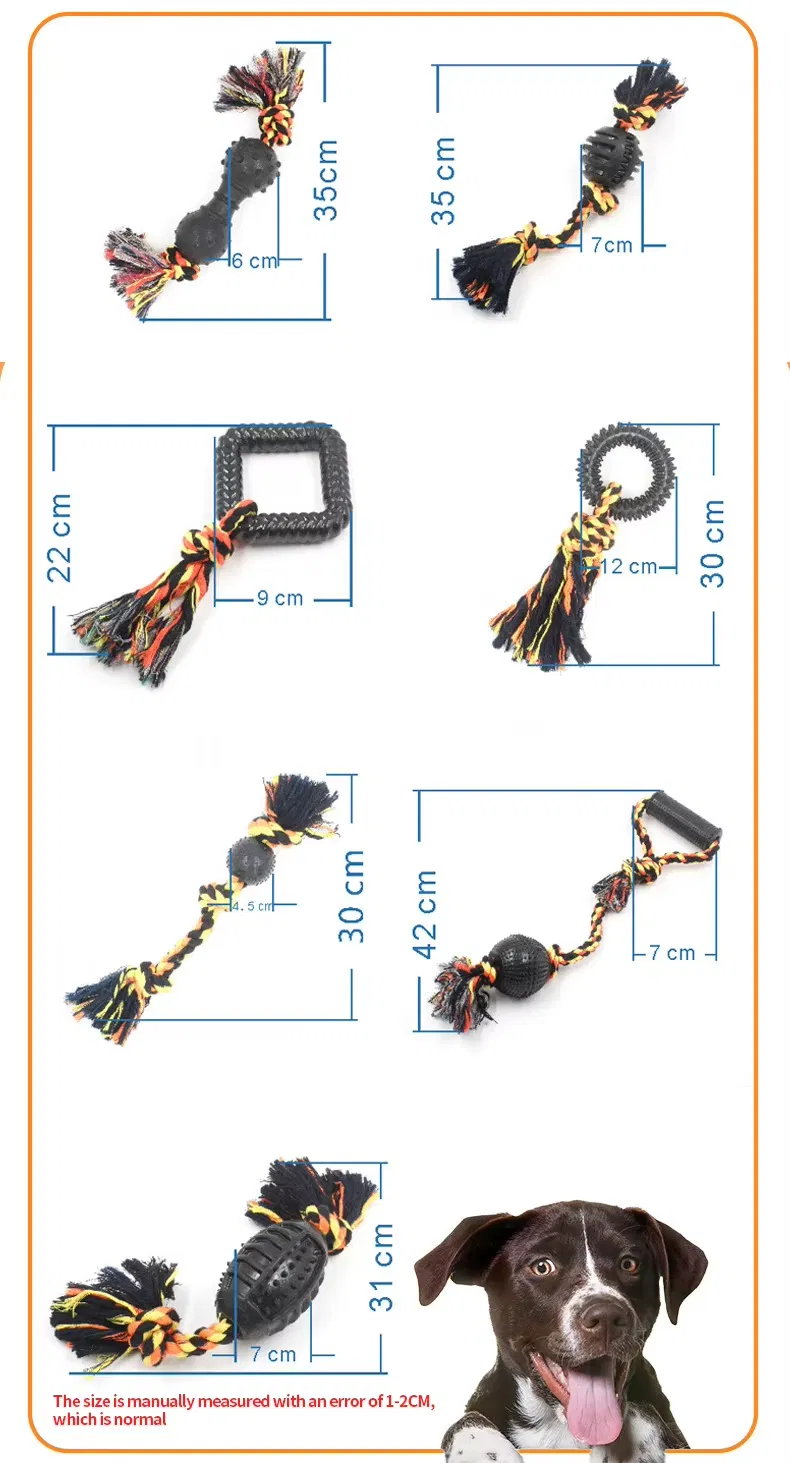 Halloween Puppy Toys with Squeaky Sound Chew Rope for Aggressive Dogs Bite