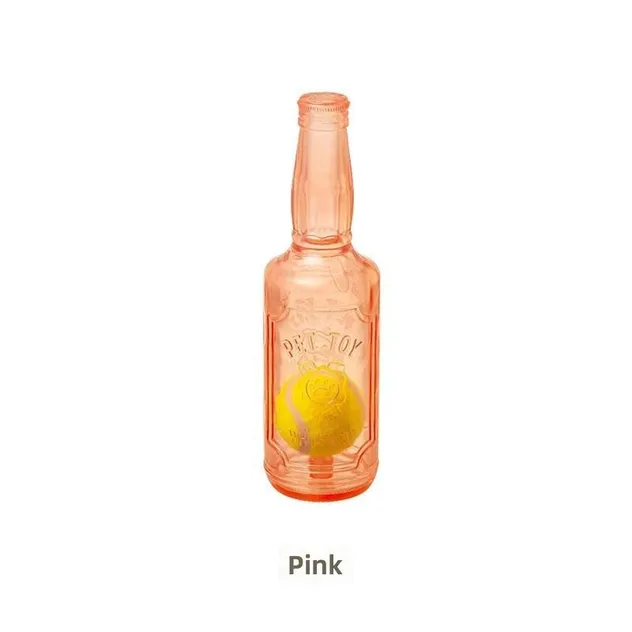 Squeaky Interactive Bottle Pet Toy for Dog Teeth Cleaning and Boredom Relief