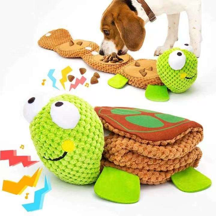 Wholesale Dog Squeaky Pet Slow Feeder Food Chew Puppy Puzzle Toy