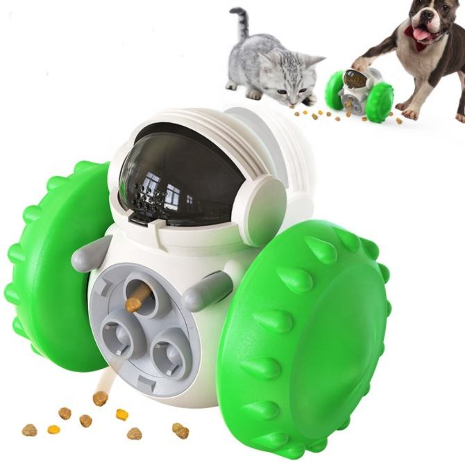Wholesale Pet Food Dispensing Tumbler Ball Dogs Puzzle Feeder Interactive Toys