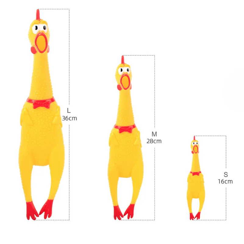 Squeaky Chicken Pet Toy Style 1