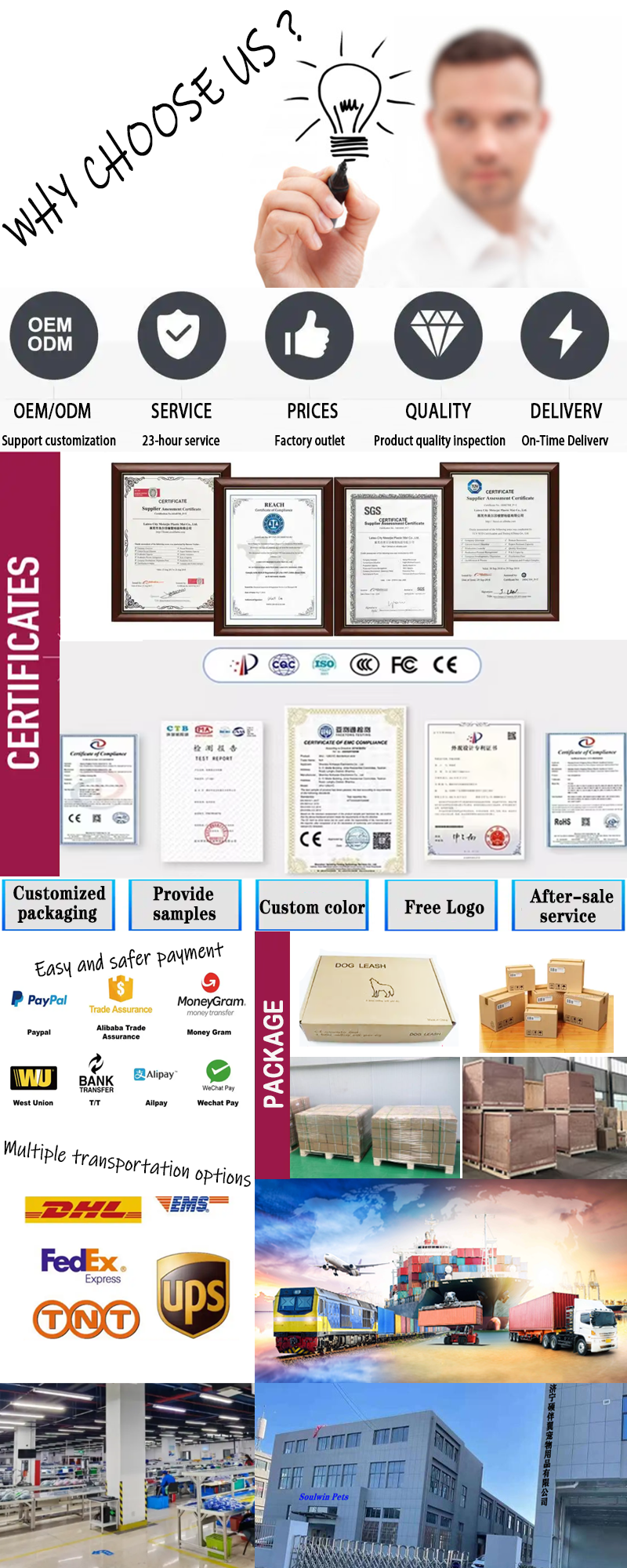 Packaging and Shipping Options