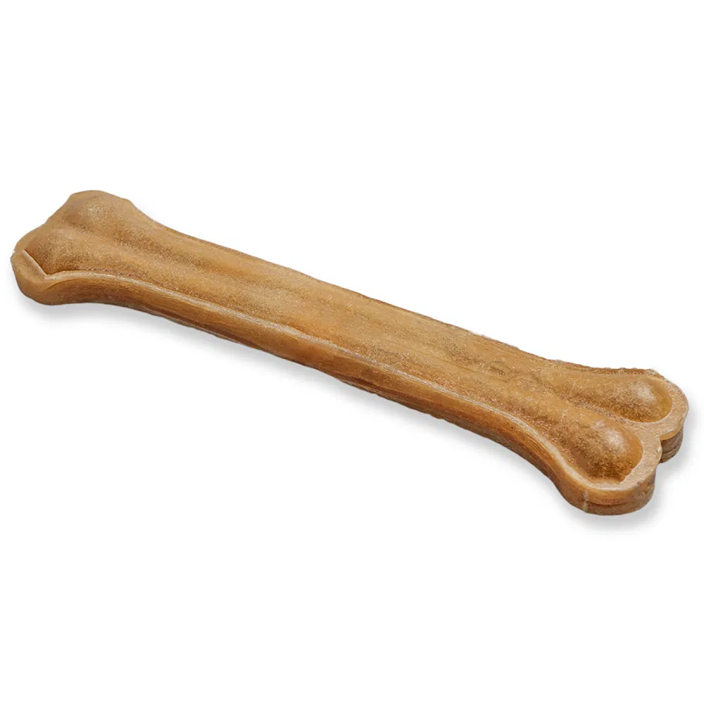 100% Natural Rawhide Pressed Dog Bones Pet Dental Snacks Dog Chews