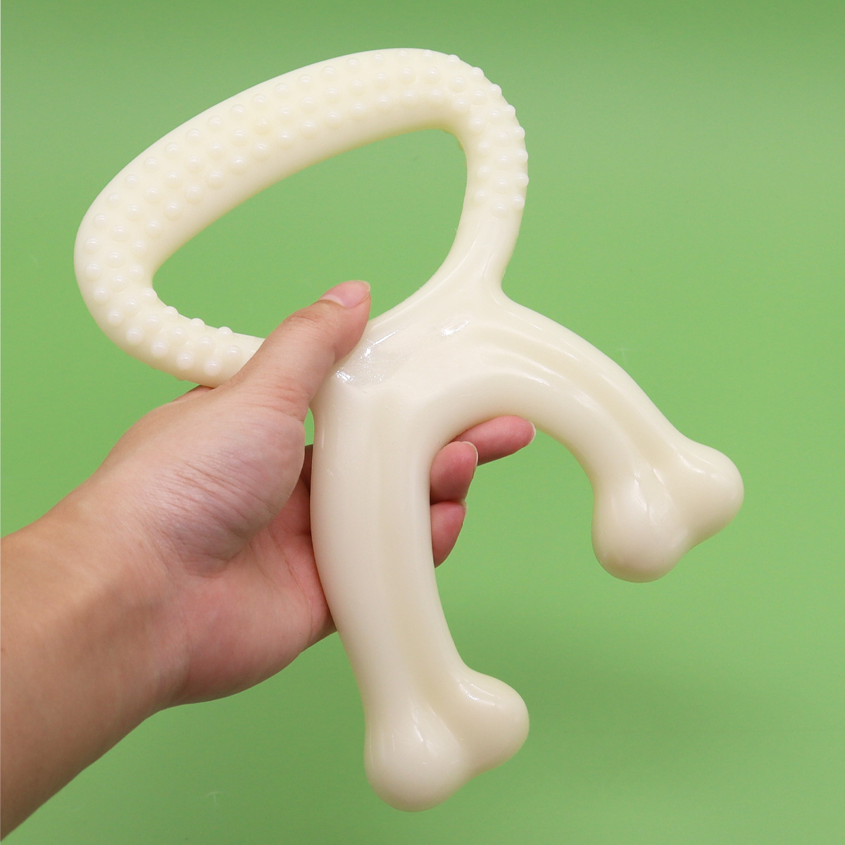 Wholesale Tough Nylon Dog Chew Toy Beef Flavor Durable Pet Teething Bone Interactive Dental Toy for Aggressive Chewers
