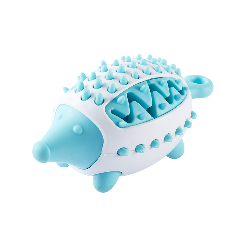 Hedgehog Pet Toy Ball, Treat Dispensing Molar Training Ball for Dogs