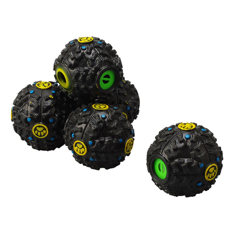Treat Dispensing Balls Pet Dog Squeaky Chew Toy Pet Treat Ball Toy