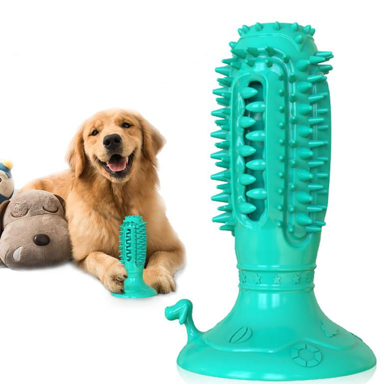 Natural Rubber Durable Toothbrush Indestructible Dental Care Dog Chew Toys