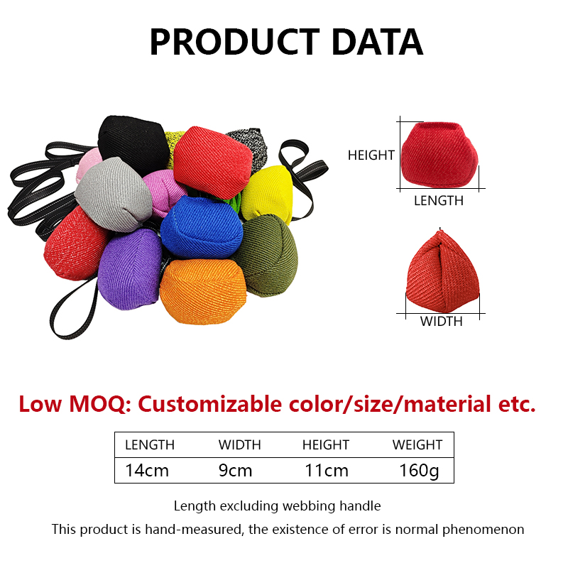 Anti-resistant Fabric Dog Training Tug Toys Equipment Pet Training Supplies Dog Bite Tug For Bite Training