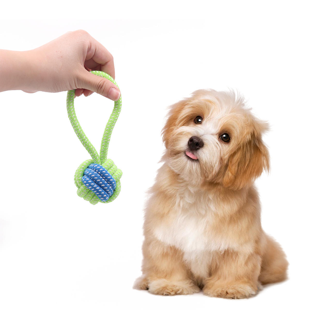Durable Jute Faux Cotton Rope Ball Interactive Chew Pet Toy Indestructible Dog Chew Toy Suitable for Daily Use