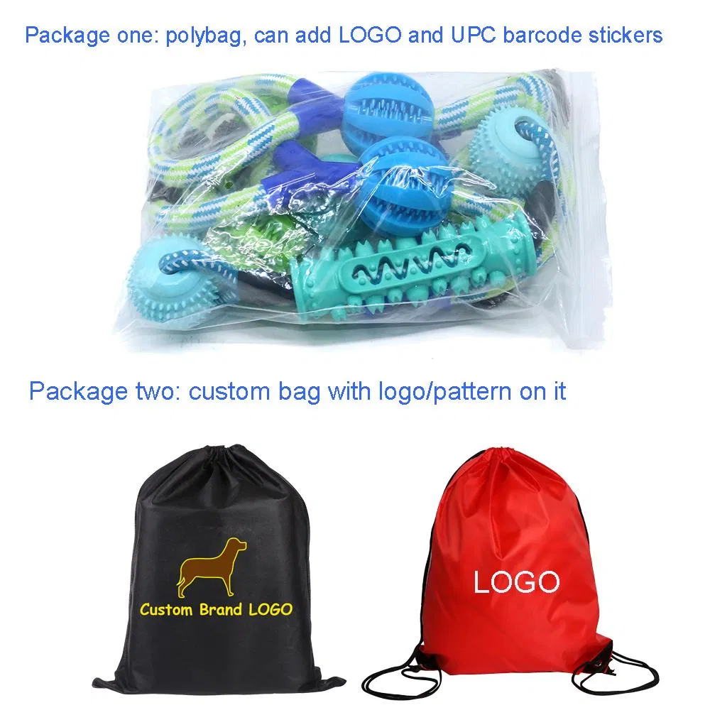 Durable Cotton Rope Dog Toys 10 Pack Gift Set Free Assortment Pet Chew Toy