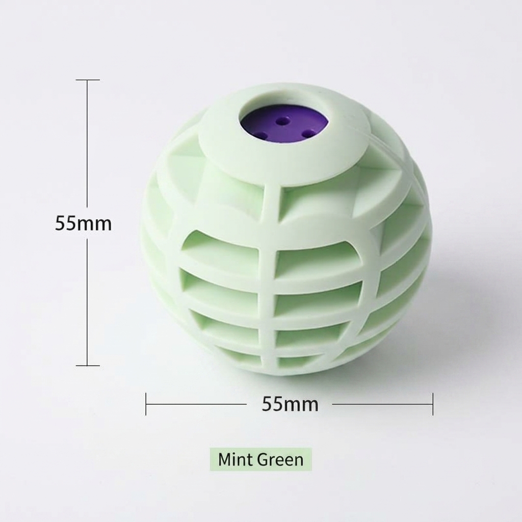 Furrivo Interactive Squeaky Dog Ball Food Grade Silicone Dog Toy for Aggressive Chewers Durable and Teeth Cleaning