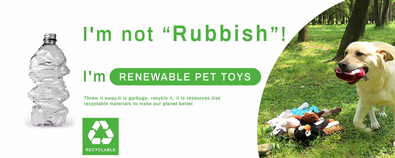 GRS Recycled Fabric Pet Toys