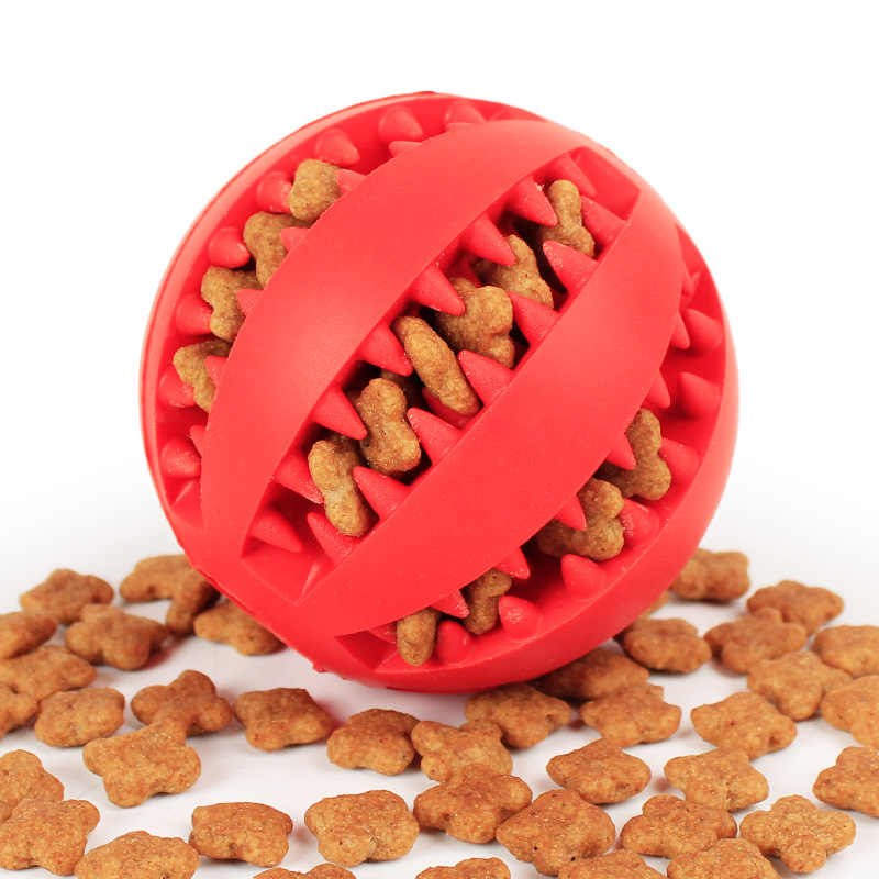 New Style Milk-Scented Watermelon-Shaped Rubber Chew Toy Ball for Dogs Teeth Cleaning-Wholesale Available