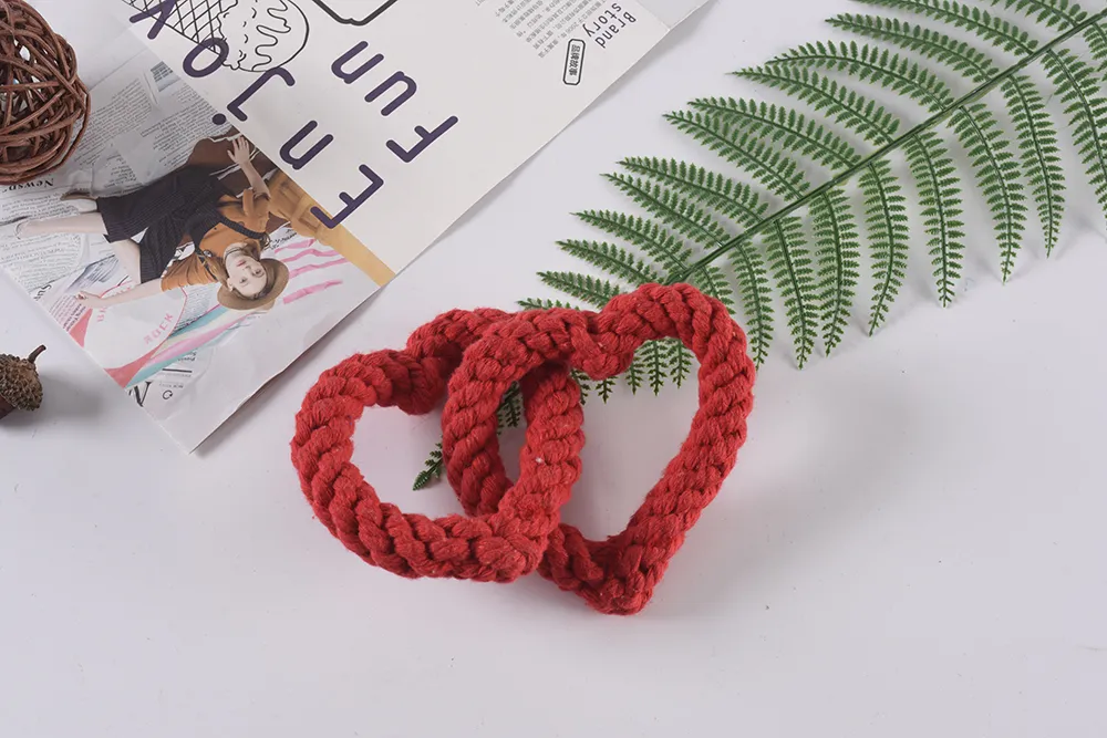 Colorful Chewing Rope Pet Dog with Toy Details 3