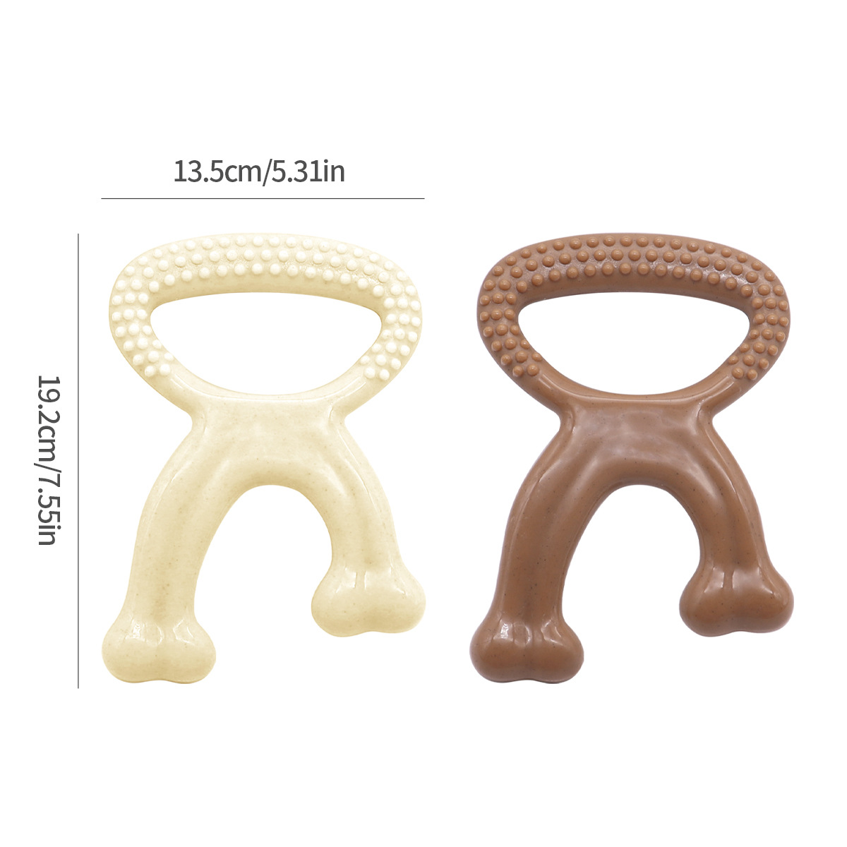 Wholesale Tough Nylon Dog Chew Toy Beef Flavor Durable Pet Teething Bone Interactive Dental Toy for Aggressive Chewers