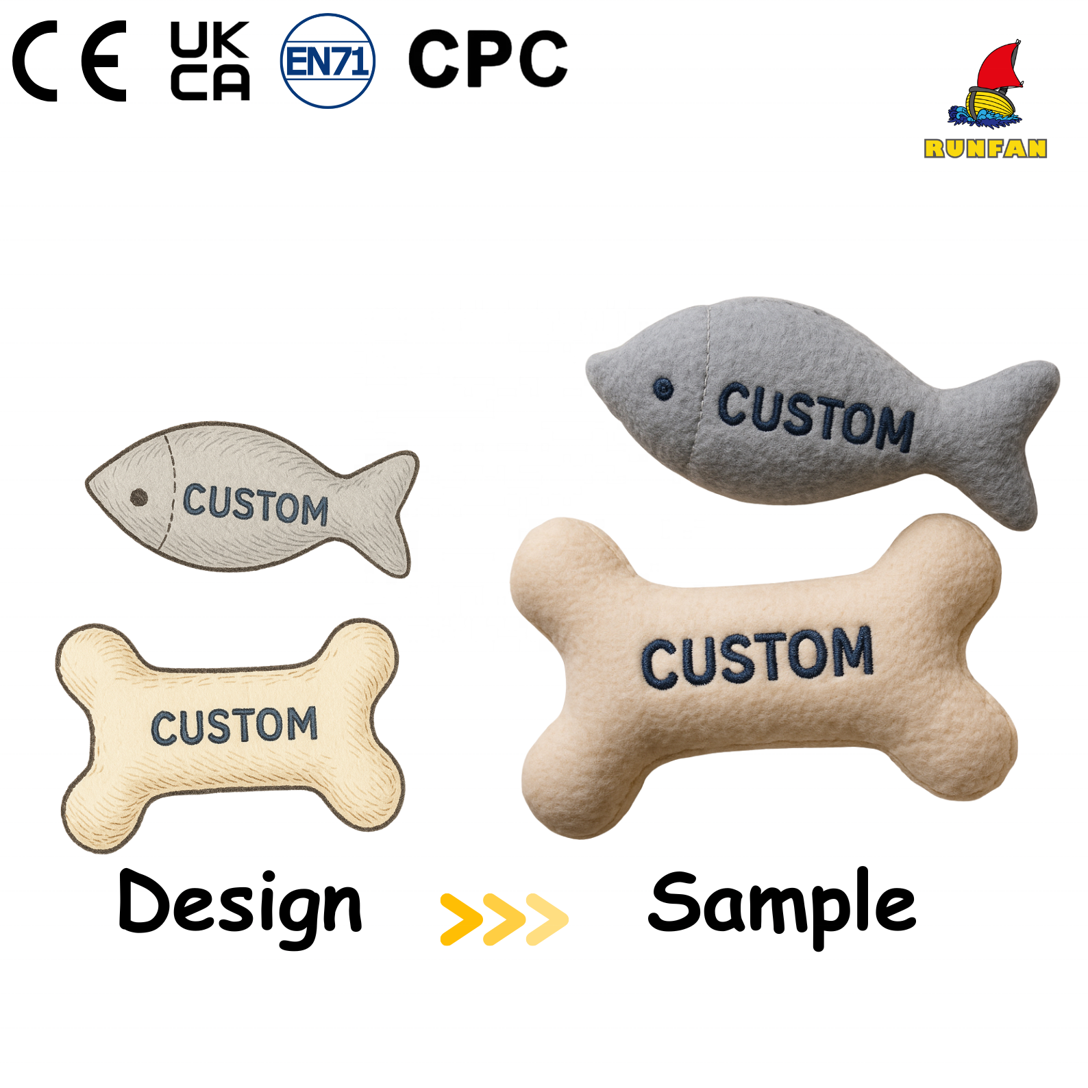 Custom Pet Plush Toys for Dogs &amp; Cats - Perfect for Branding, Gifting, and Promotions