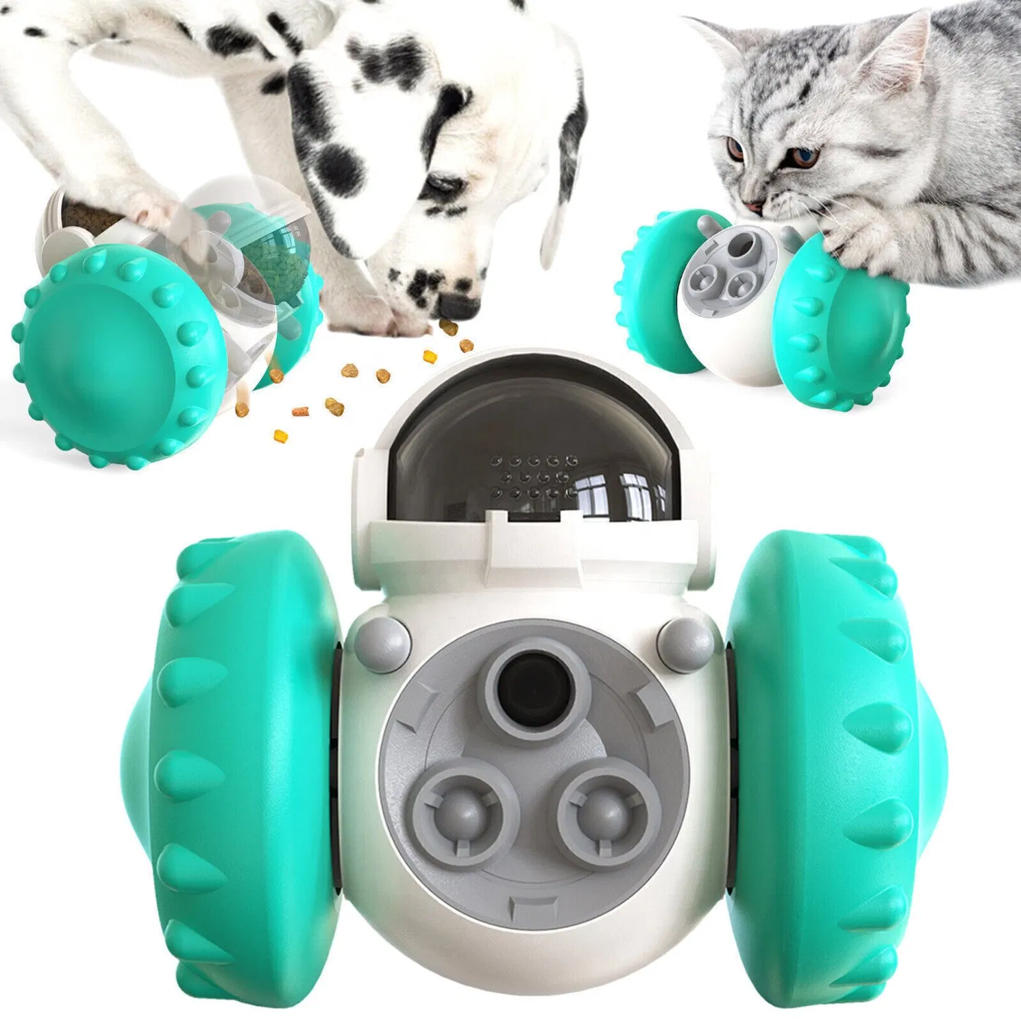 Wholesale Pet Food Dispensing Tumbler Ball Dogs Puzzle Feeder Interactive Toys