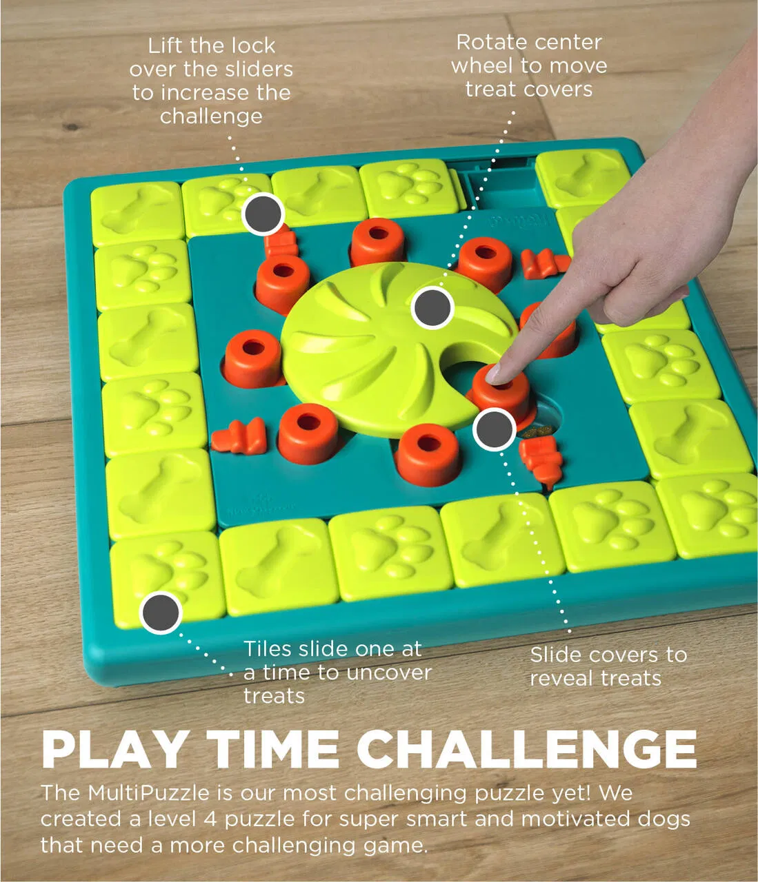 Dog Puzzle Toy Slow Feeder Bowl Pet Training Game Toy