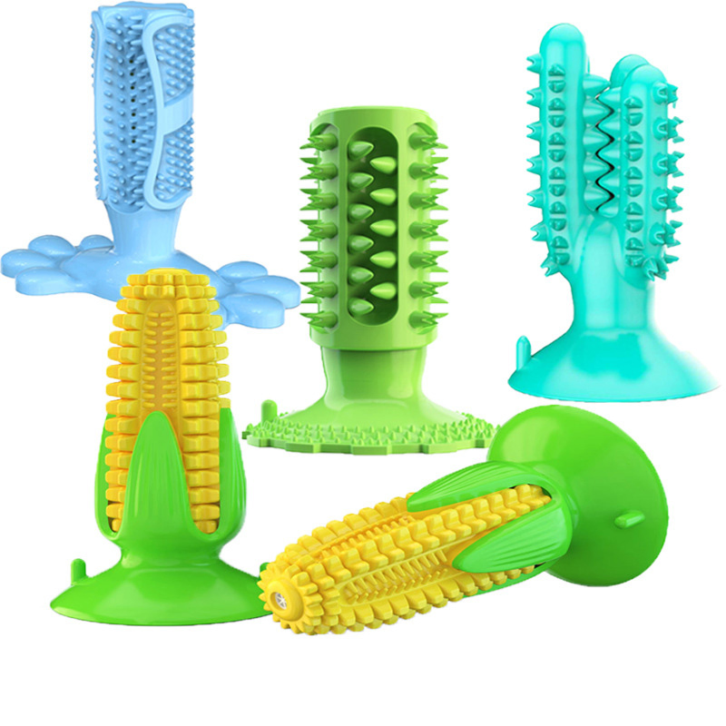 Wholesale Silicone Toy for Pet Toothbrush Chew Stick Customized Puppy Chew Toy FDA Food Grade Silicone Dog Toothbrush Chew Toy