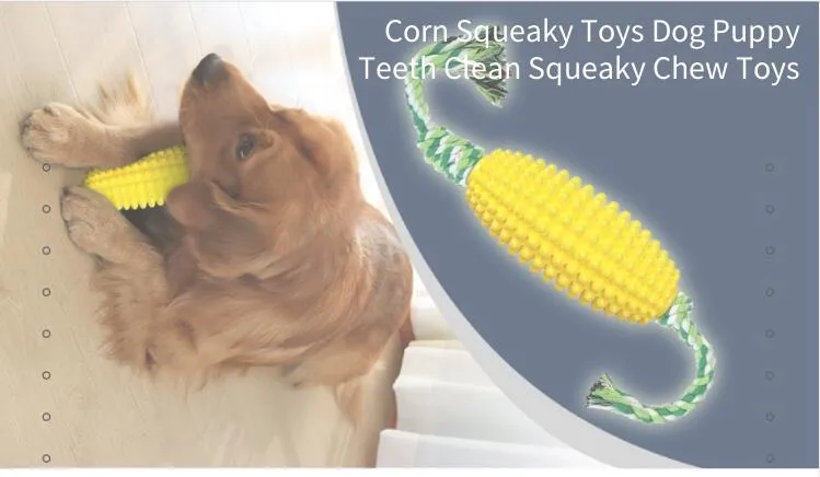 Latest Corn Shape Dog Chew Rope Toys for Dental Care
