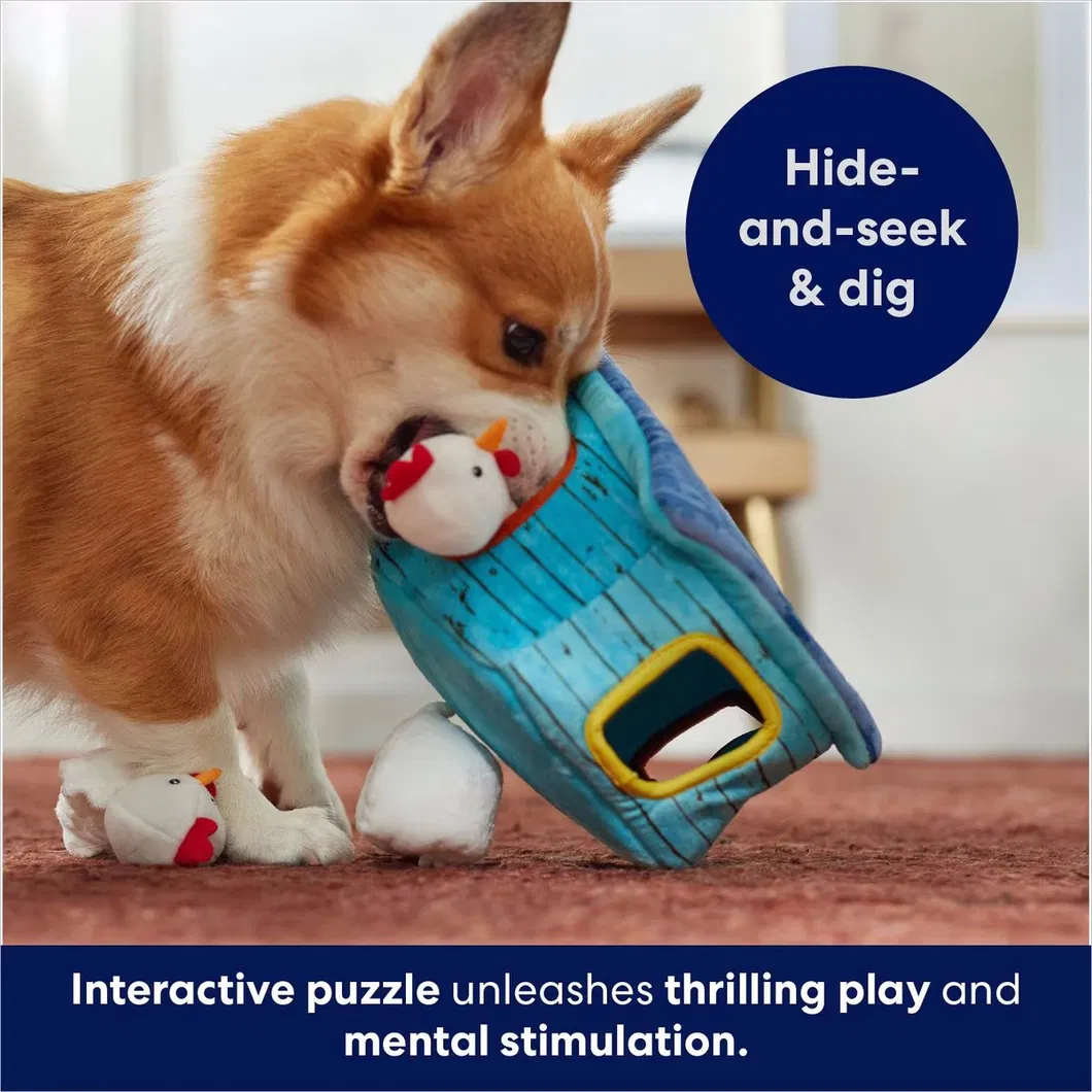 Plush Dog Toy Details View 3