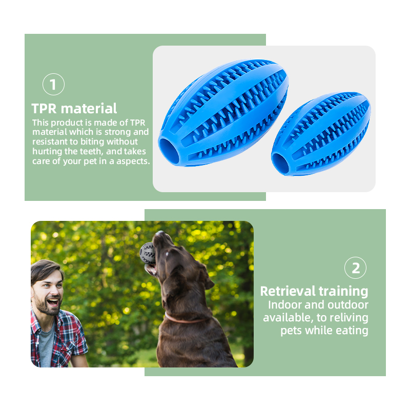 Rubber Pelota Para Perros Chew Toys Ball Pet Supplies Dog Food Treat Feeder Dispenser and Tooth Cleaning Juguetes Para Perros