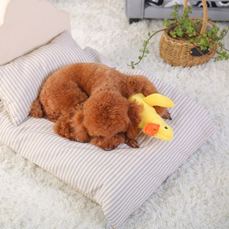 Hot Selling Cute Dog Toy Stuffed Duck Squeaky Chew Toy for Puppy