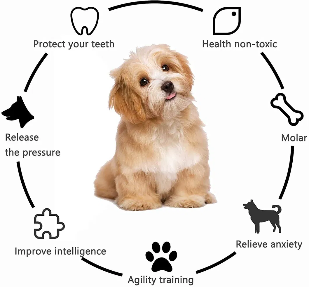 Soft Rubber Pet Toy Dental Toothbrush Cleaning Interactive Toys Rubber Food Feed Ball Dog Ball Dog Chew Toy Interactive Pet Toy