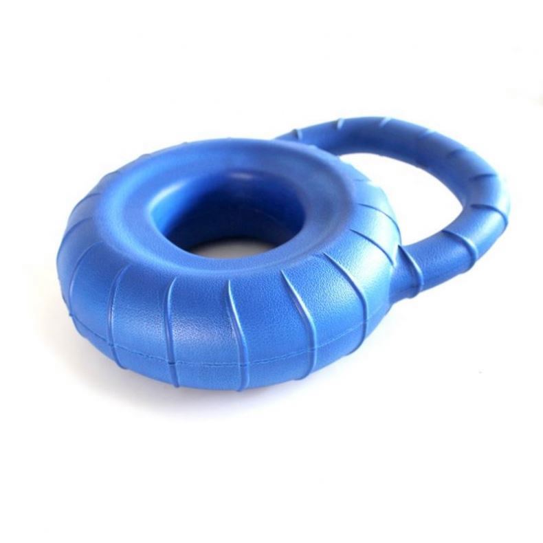 Wholesale Dog Toys EVA Foam Tyre Shape Training Interactive Dog Toys Floating Throw With Handle